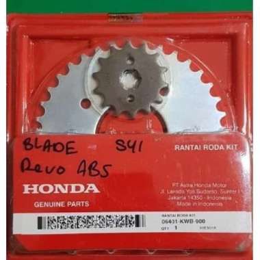 Gear Set Honda Blade Absolute Revo (Gear Set depan dan belakang rantai)