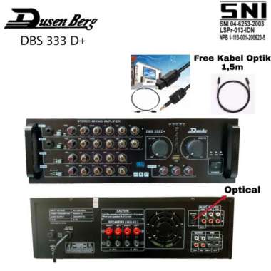 Amplifier Karaoke Smart Tv Youtube Bluetooth DUSENBERG DBS 333 D +/ D+