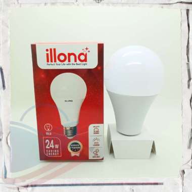 Lampu Bohlam ILLONA LED Bulb Garansi 1 Tahun 24 Watt