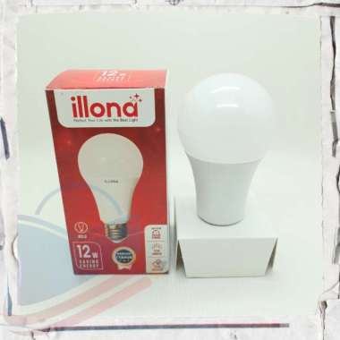 Lampu Bohlam ILLONA LED Bulb Garansi 1 Tahun 12 Watt