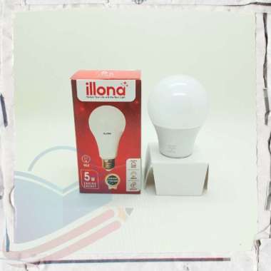 Lampu Bohlam ILLONA LED Bulb Garansi 1 Tahun 5 Watt