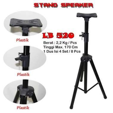 Speaker Stand Murah LB 520 Tripod Speaker Murah LB520