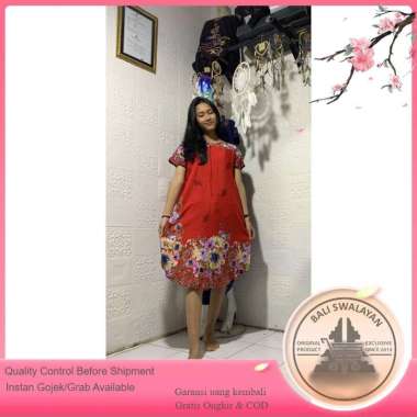 Daster Bali 100 Ribu Dapat 3 Pcs Bunga Merah