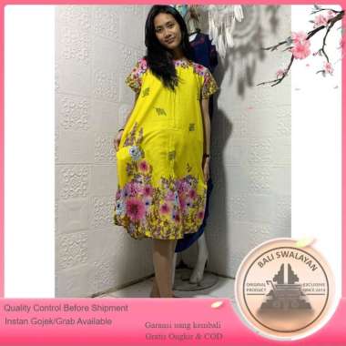 Daster Bali 100 Ribu Dapat 3 Pcs Bunga Kuning