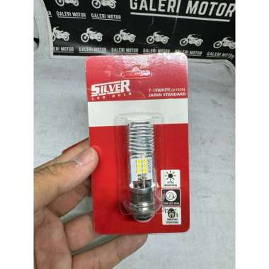 bolam led depan t19 putih silver bohlam depan led t19 acdc bolam led 7w x 2 1200 lumens bolam led de