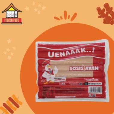 Belfoods Uenak Sosis Ayam 500gr Isi 15pc