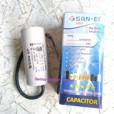 31.5 UF Kapasitor Capasitor Bulat Kabel Pompa Air 31.5UF 31,5 31,5UF 450V