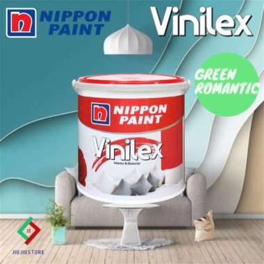 NIPPON PAINT VINILEX 5KG CAT TEMBOK 5KG VINILEX 5 KG VINILEX PRO 5000 GREEN ROMANTIC