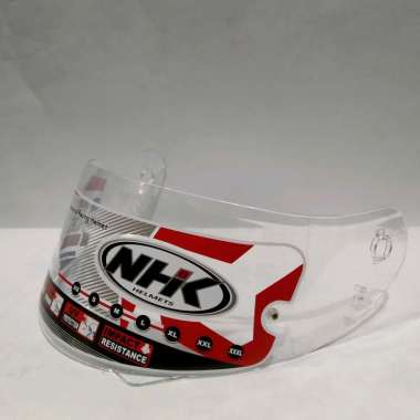 KACA VISOR FLAT ORIGINAL NHK TERMINATOR 2 CLEAR UNTUK SEMUA UKURAN