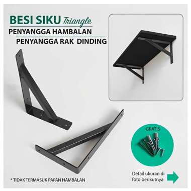 RAK SIKU BESI, AMBALAN, HAMBALAN , RAK DINDING SH40-C 30cm x 40cm