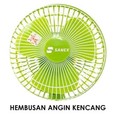 Sanex FD0687 FD 0687 - Desk Fan 6in Kaki Kotak 22W New Arrival Terbaru Original Kipas Sirkulasi Udar