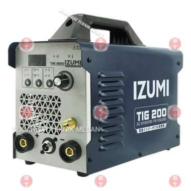 Mesin Las Izumi TIG200 Pulse, Mesin Las Inverter dengan Teknologi IGBT untuk Stainless Steel dan Argon
