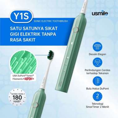 usmile Y1S Sonic Electric Toothbrush Sikat Gigi Elektrik Green