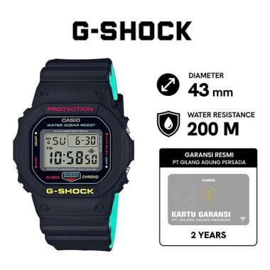 CASIO G-Shock Special Color Jam Tangan Pria - Black Blue [DW-5600CMB-1DR] Black Blue