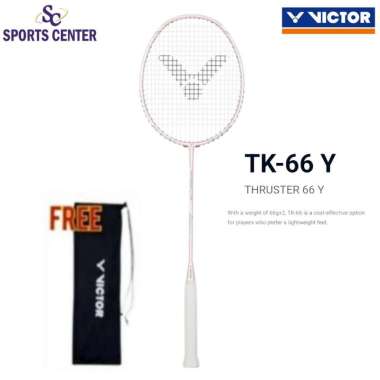New Raket Badminton Victor Thruster K 66 / TK 66 / TK-66 Y (+-66g)