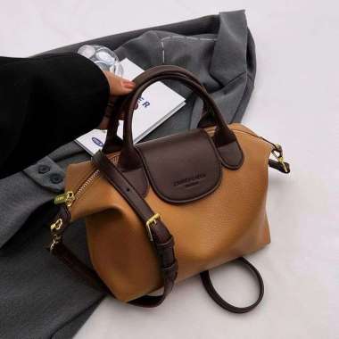 TAS CUSTOME TAS SELEMPANG BION LEATHER KULIT SAPI S TAN-COKLAT