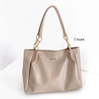 Nadine Totebag - Tweelyforbag - Tas Selempang Wanita - Tas Wanita Taupe