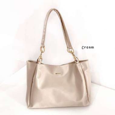 Nadine Totebag - Tweelyforbag - Tas Selempang Wanita - Tas Wanita Cream