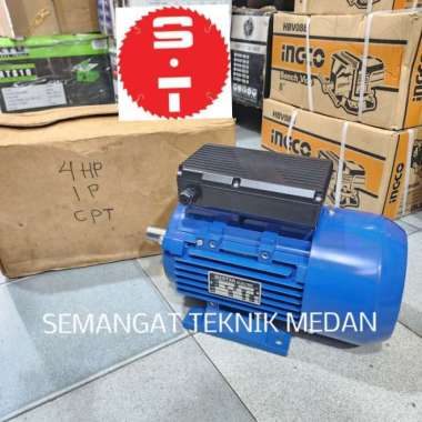 DINAMO ELEKTROMOTOR LISTRIK 4HP PUTARAN CEPAT 1 PHASE TEMBAGA WESTAR