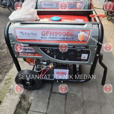 GFH9900E GENSET GENERATOR TEMBAGA 6500 WATT STARTER GFH 9900 E STARKE