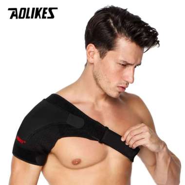 1697 Aolikes Shoulder Extra Velcro Support Sleeve Deker Penyangga Bahu KIRI