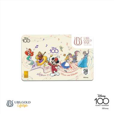 UBS Logam Mulia Disney 100 Edition (y) 0.1 Gr