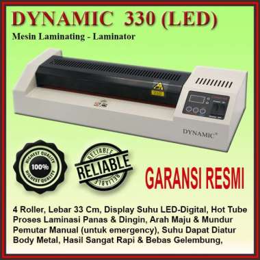DYNAMIC 330 LED | Mesin Laminating, Laminator A3 | Official Store