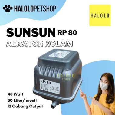 Aerator Kolam SUNSUN RP 80 Pompa Udara Kapasitas Besar Tidak Berisik