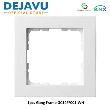 GreenControls KNX - Gang Frame, White (GC14FF001 WH)