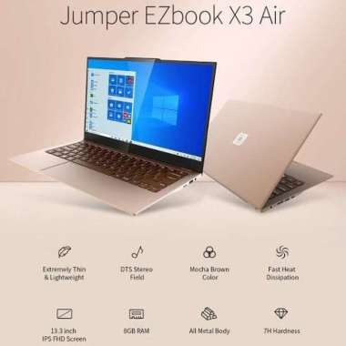PALING MURAH Laptop JUMPER EZBOOK X3 AIR - N4100 8GB/512GB Bahan METALSANGAT MULUS 8 GB / 256 GB SSD