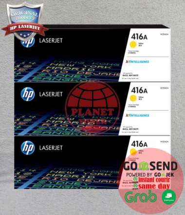 100% Produk Ori Toner Hp Laserjet 416A [W2042A] Yellow Original / Printer Hp Pro M454 Multicolor