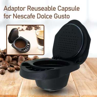Adaptor Reuseable Capsule for Nescafe Dolce Gusto Mesin Ekspreso Kopi Alat Penyaring Espreso Otomati