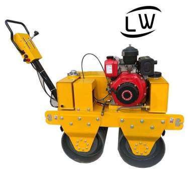 MESIN BABY ROLLER DOUBLE DRUM MESIN PEMADAT ASPAL DIESEL 2,5 TON