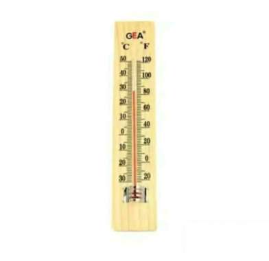 Thermometer Ruangan GEA Thermometer Dinding Kayu / Wooden Box