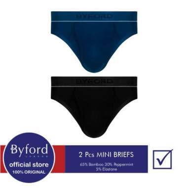 Byford Celana Dalam Pria Mini Briefs 2 pcs / pack - XBYB01M2BP XXL