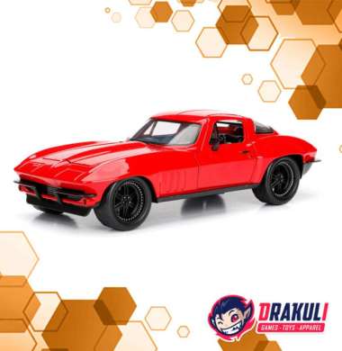 Toys Jada 1:24 Fast & Furious Letty's Chevrolet Corvette (Red)