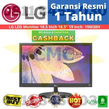 Monitor 19 Inch Monitor PC LED LG 19M38H 19M38L 60Hz 19M38L-B