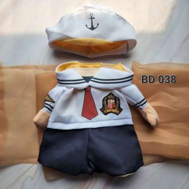 Kostum Halloween anjing kucing| dokter, perawat, koboi, pelaut, baju hewan lucu Pelaut S