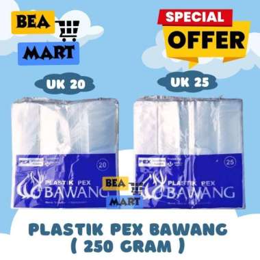Plastik Bening PEX BAWANG 20cm 25cm | Kantong Kresek Transparan 20 cm 20 cm