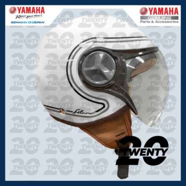 HELM OEM YAMAHA GRAND FILANO WHITE ORIGINAL L