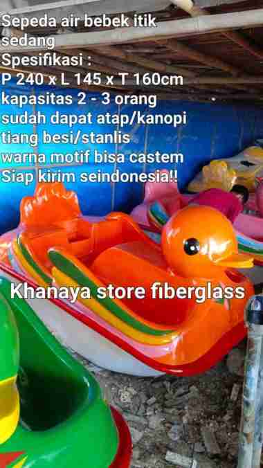 Sepeda bebekan goes air,perahu bebekan,sepeda air goes kps 2-3 orang bebek itik baru.