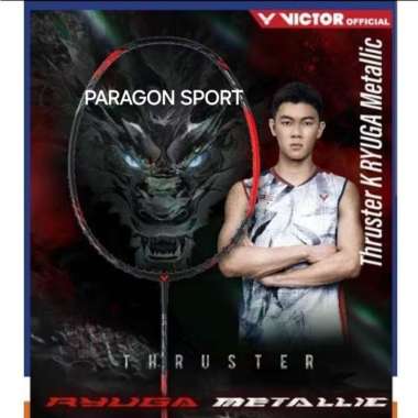 Raket Badminton VICTOR THRUSTER RYUGA METALLIC / RYUGA METALLIC STANDART 3U