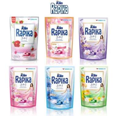 Rapika Pelicin & Pewangi Pakaian 3in1 400ml Forever Blossom