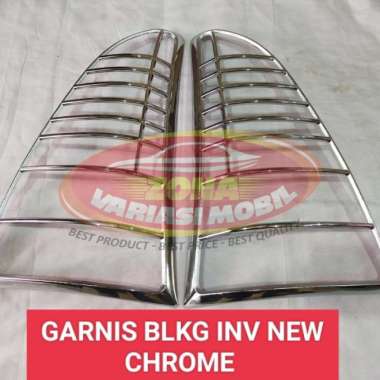 Garnish Cover Lampu Depan Belakang INNOVA new 2008 2009 2010 Chrome Belakang