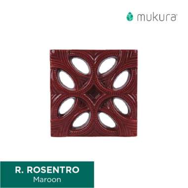 Roster Keramik Granit Mukura Rosentro 20 x 20 cm Maroon