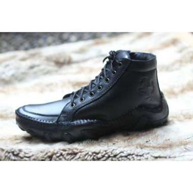 Garage - Sepatu Kulit Asli BM x Nesta Boots Original Brand 43 Hitam