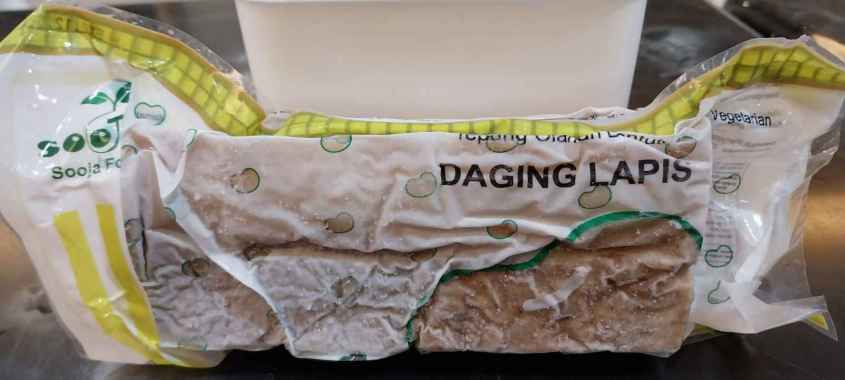 SAMCAN SOOJA VEGETARIAN / DAGING LAPIS SOOJA VEGETARIAN 300GR