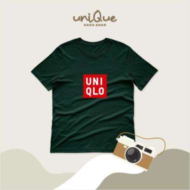 Kaos polos anak Distro Brandek 1 - 12 tahun Bahan katun 30s XXL Hijau Botol