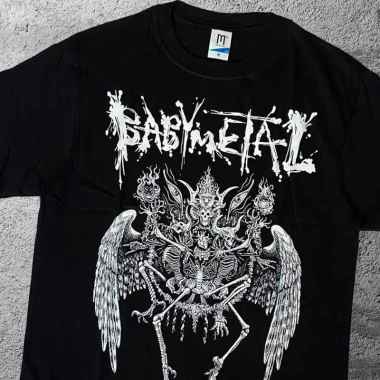 KAOS BAND BABYMETAL | JAPANIS KAWAII METAL Hitam XL