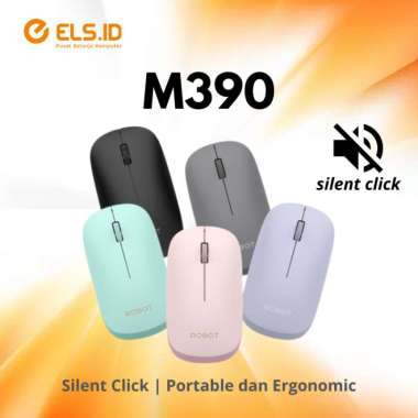 Robot M390 Mouse Wireless Silent Click PURPLE